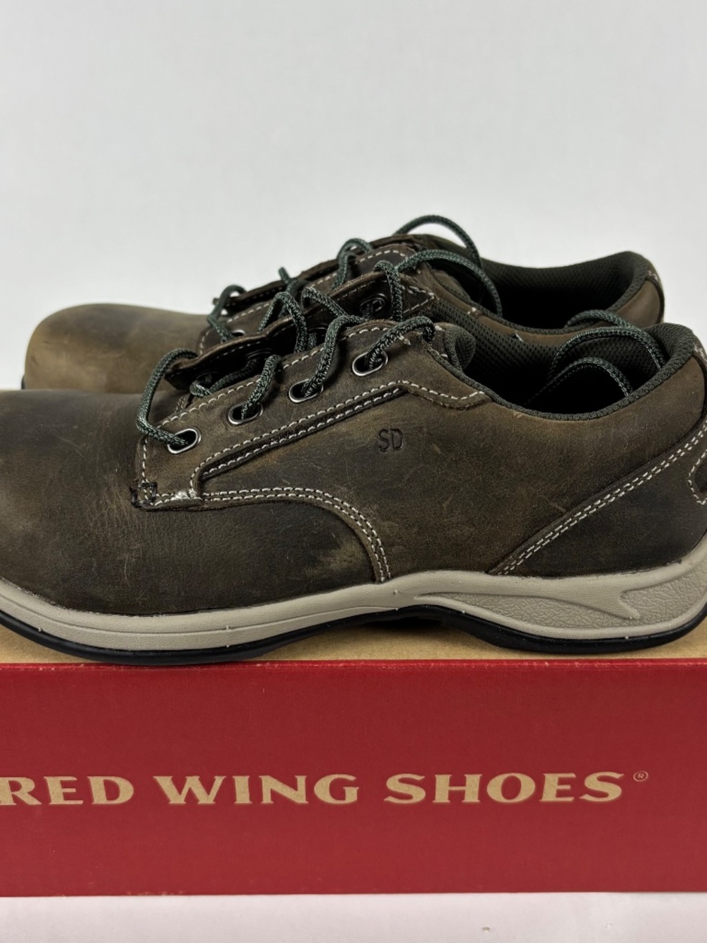 RED WING ComfortPro Safety Toe Womens 9 Brown Work Shoes - Picture 5 of 11
